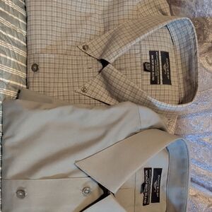 Dockers Men's Gray and Plaid Dress Shirts